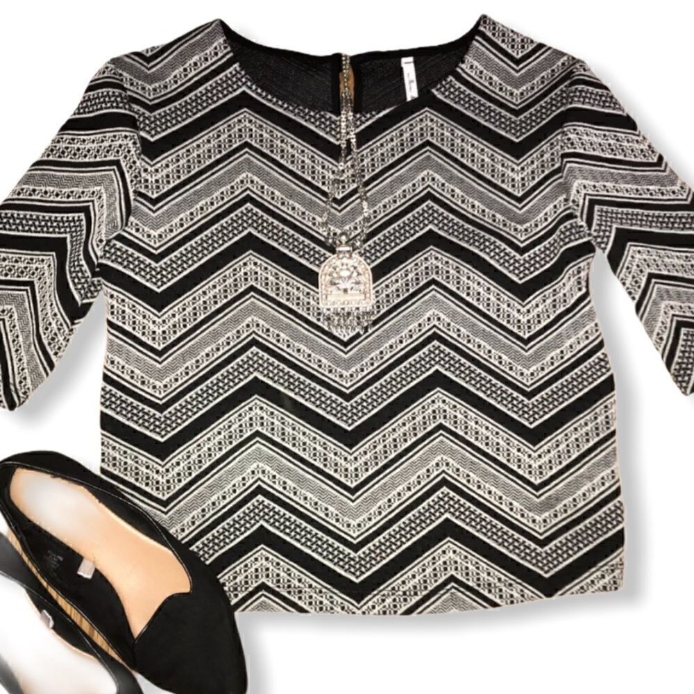 Chevron Striped Top